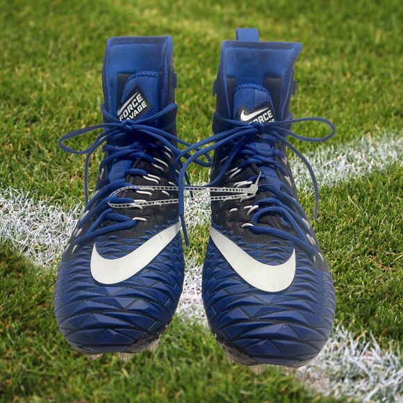 Nike Other - NWOT Sz 13.5 Men Nike Force Savage Football Cleat Navy Blue NO BOX